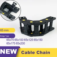 6575 100 125 150 175 200 nylon plastic transmission cable chain drag leaf chain towline 65 wire carrier