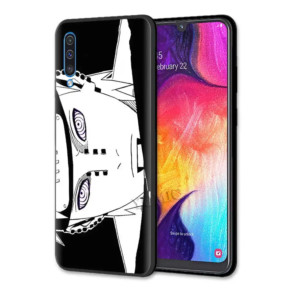 

Naruto Sasuke Kakashi Cases for Samsung Galaxy A50 A51 A70 A71 A20e A40 A30 A20 A10 S A80 A Quantum Black Silicone Phoen Cover