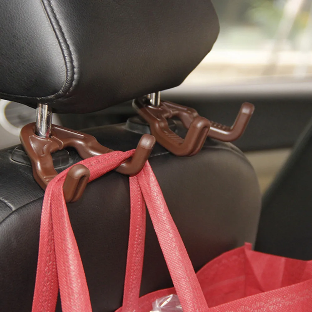 

Car Seat Hook Clip Car Headrest Hanger Bag Holder for Car Bag Purse Cloth Food Storage Car Accessories