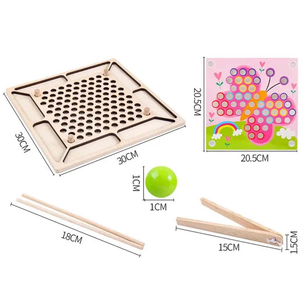 Красочные Мультяшные деревянные дети внимание обучение интерактивные яркие