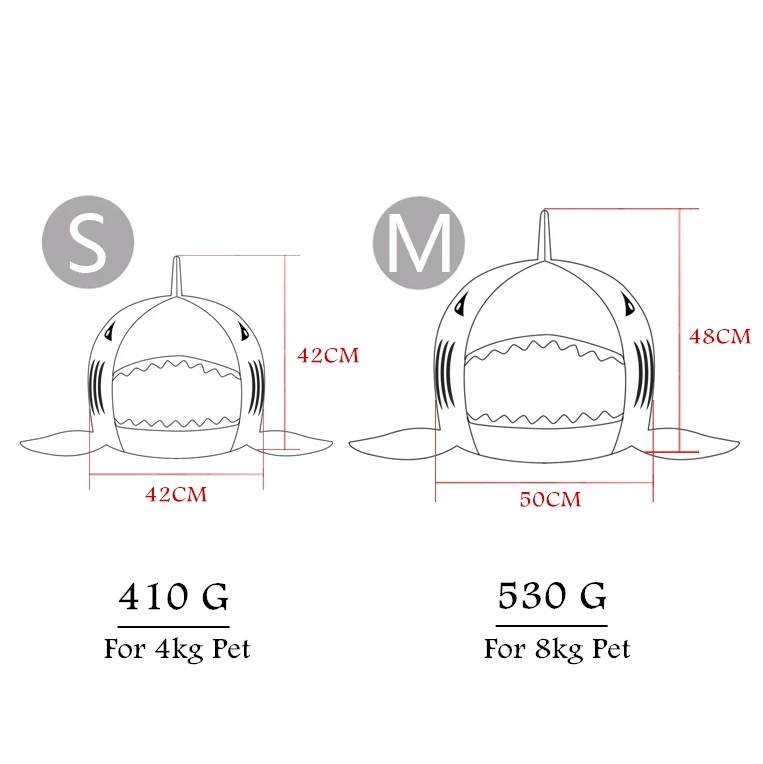 Лучшее качество Акула теплый собачий домик для кошек домашних питомцев котенка