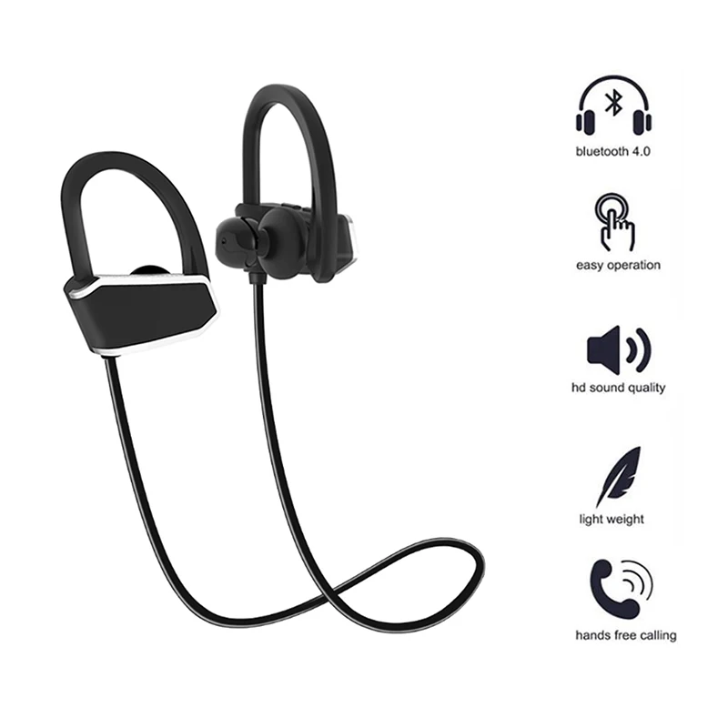 

Pottnar Sports Bluetooth Earphones 5.0 Wireless Earphones Headphones Running Headset TWS Sport Earhook Headset IPX7 Waterproof