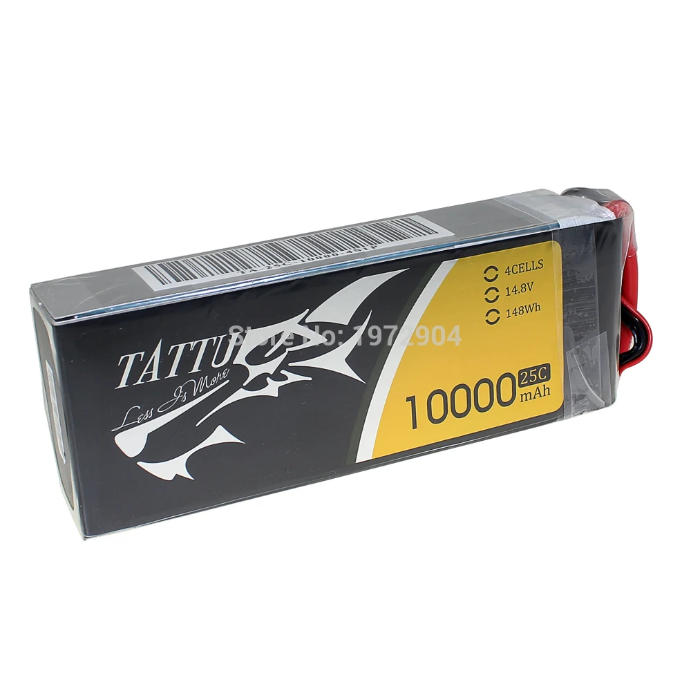 classic 4S 10000mah Tattu Plus 6S 22,2 V LiPo умный аккумулятор 4S 10000mah 12000mah 16000mah 22000mAh Plus 25C с разъемом AS150 XT150 для беспилотного летательного аппарата - Цвет: classic 4S 10000mah