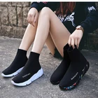 Кроссовки без шнуровки для мужчин и женщин, дышащие высокие кеды из хлопка, нескользящая теплая прогулочная обувь, осеньзима