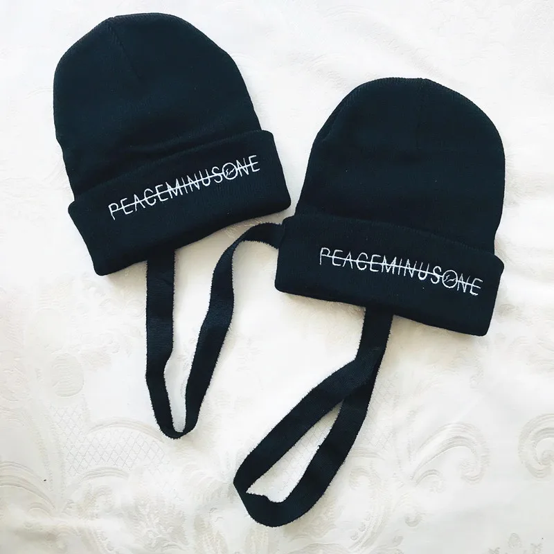 Шапочки унисекс с вышивкой Kpop Bigbang G-Dragon Kwon Ji Young Peaceminusone зимняя шапка в стиле