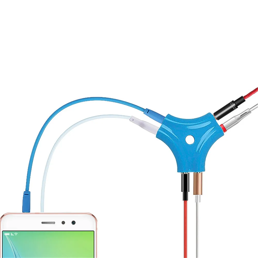 Aux разветвитель для наушников адаптер преобразователь аудиокабеля 1 штекер на 5