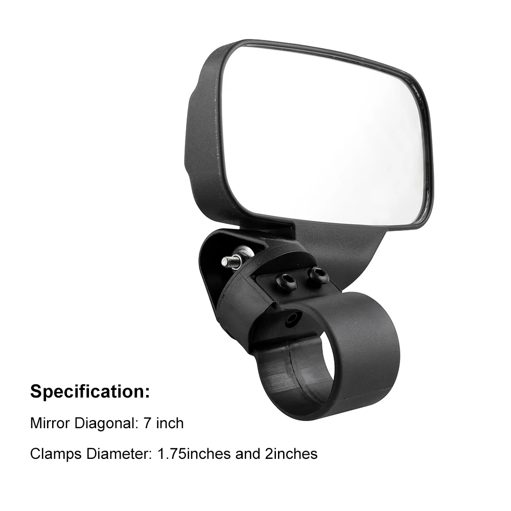 Универсальные зеркала с боковым просмотром UTV Регулируемые Широкие заднего вида