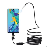 usb endoscope 3 in 1 borescope 3 9mm ultra thin waterproof camera micro usb and type c for android phone windows pc mac
