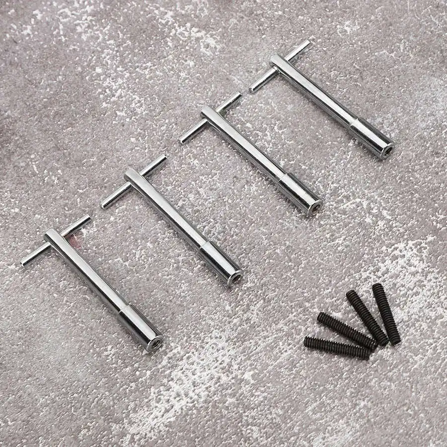 4 шт. Т-образные болты для крыльев клапана из алюминиевого сплава размер резьбы