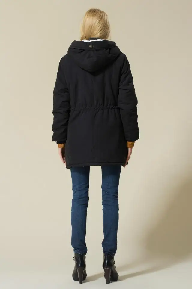 MLCRIYG зимняя стеганая куртка женская верхняя одежда тонкое пальто с капюшоном и