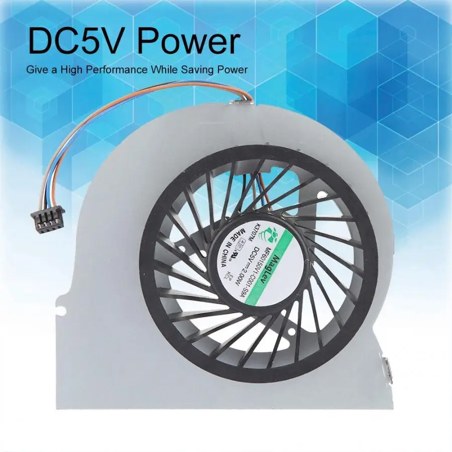 Оригинальный Тетрадь Процессор охлаждающий вентилятор радиатора Вентилятор