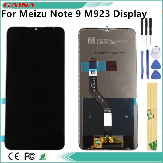 6 2 Для Meizu Note 9 ЖК дисплей и инструмент для ремонта сенсорного экрана в сборе