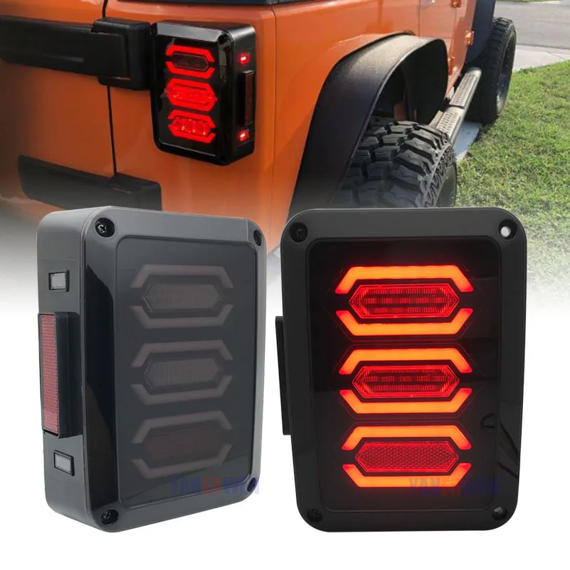 Для Jeep wrangler светодиодный задний фонарь с тюнинг тормоза Обратный Свет США/ЕС