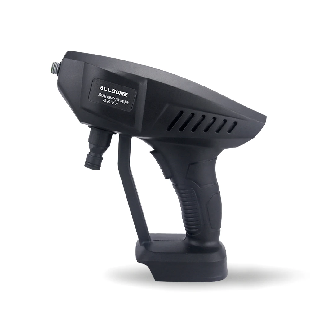Pаспродажа Беспроводной пистолет для автомойки высокого давления ALLSOME, портативный пеногенератор для мойки высокого давления 30 бар с аккумулятором ...