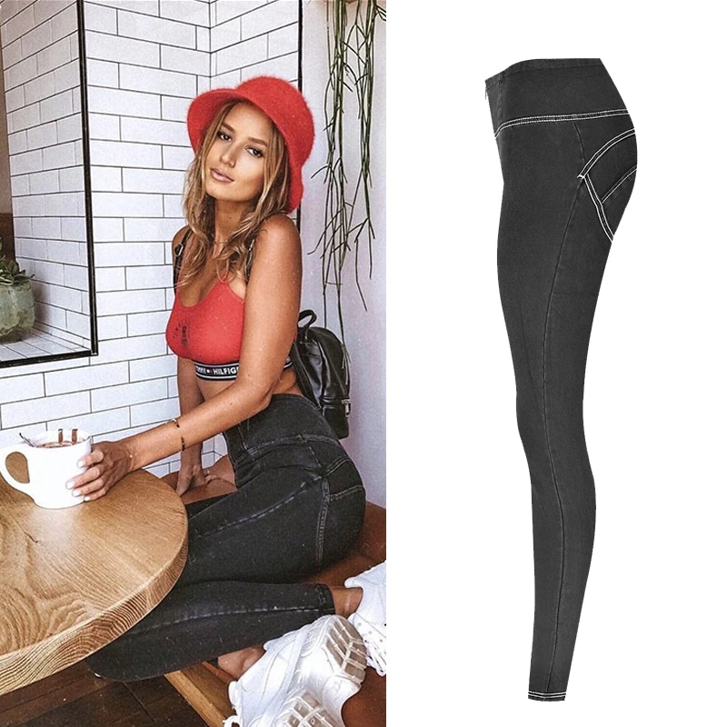 LORDLDS джинсовые штаны модные женские туфли эластичные Высокая талия узкие