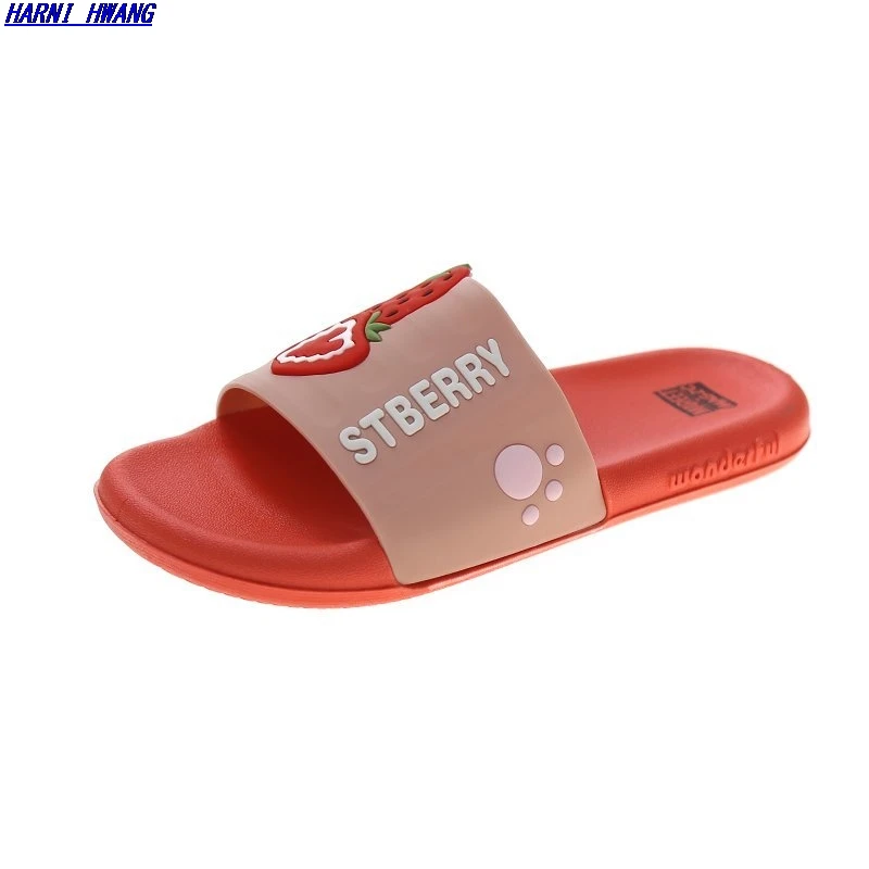 

Women's Beach Slippers Women's Rainbow Colors Women's Cute Strawberry Flat Shoes Women's Casual Shoes Women's Slippers XL 36-45