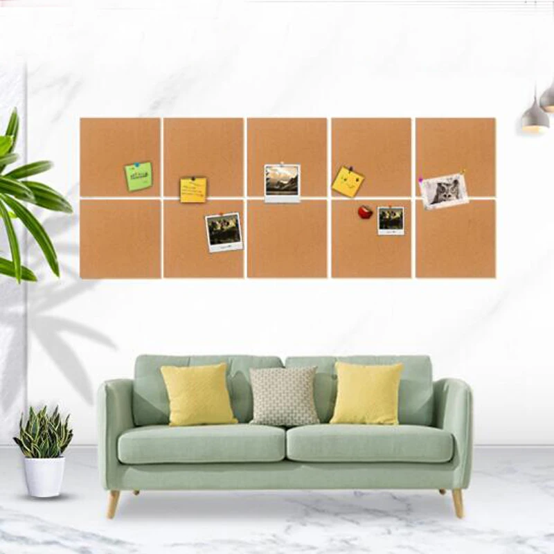 Корковая доска с буквенными надписями для домашнего офиса Декор объявлений фото