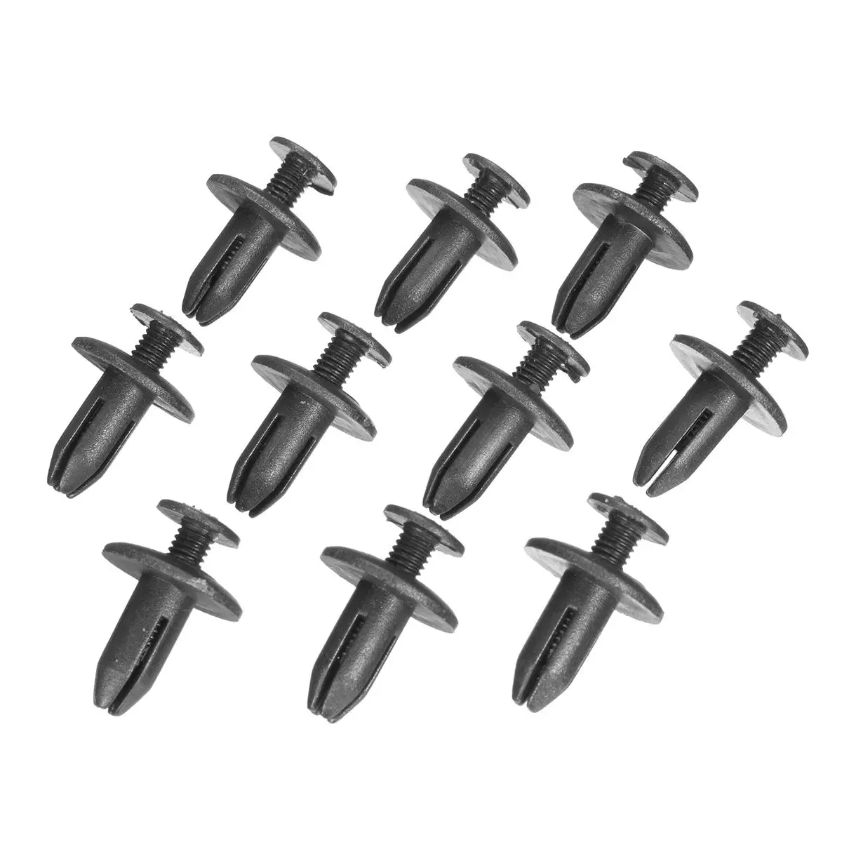 

50/100pcs 6mm Car Fastener Clips 6mm Hole Push Rivet Retainers Plastic Universal