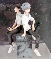 genuine 2pcs nagisa kaworu ikari shinji anime figure model 18cm eva 3 0 you can not advance toy action figures statue
