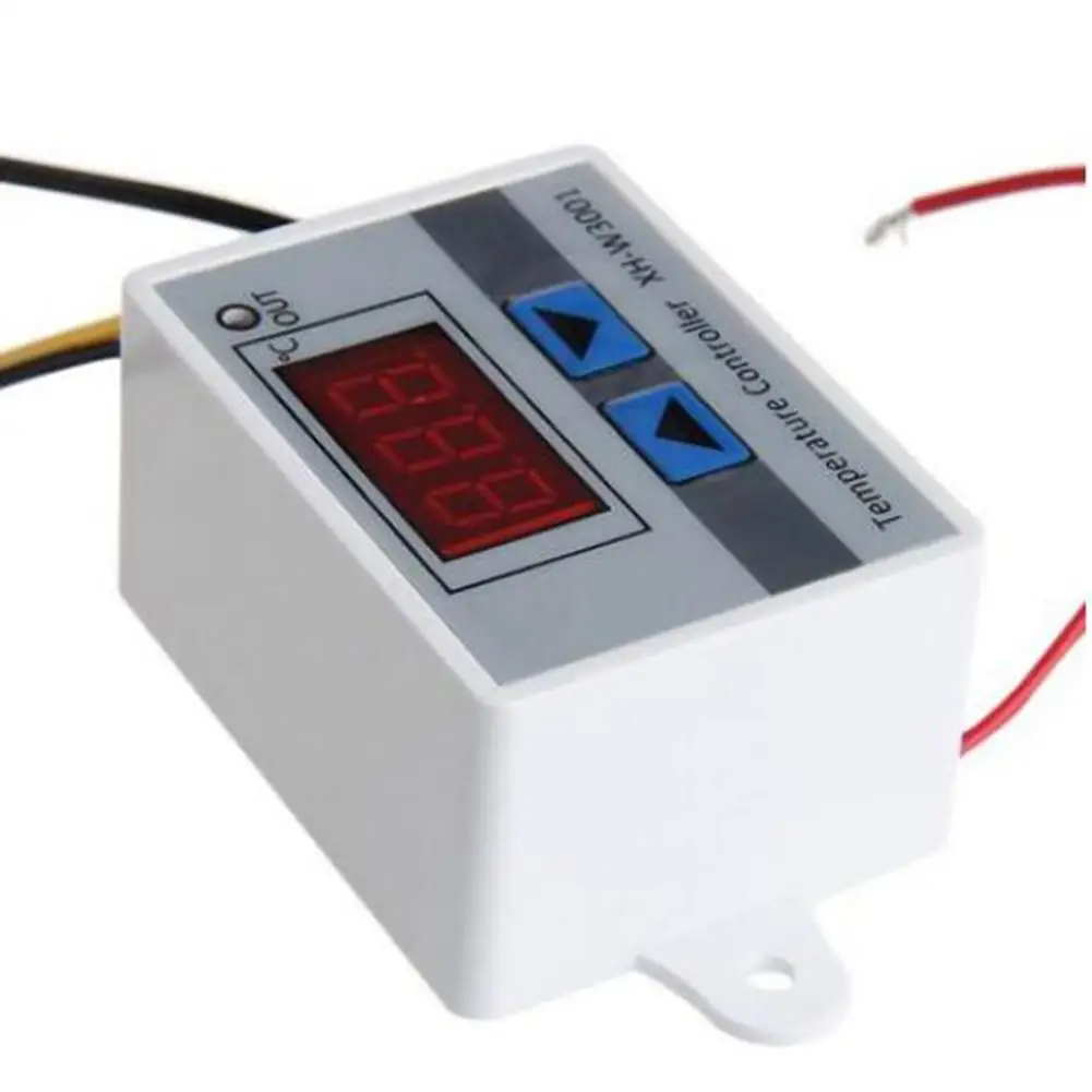 

220V Temperature Controller Digital Programmable LED XH-W3001 Thermostat with Heating Cooling Mode Waterproof Sensor Insulated