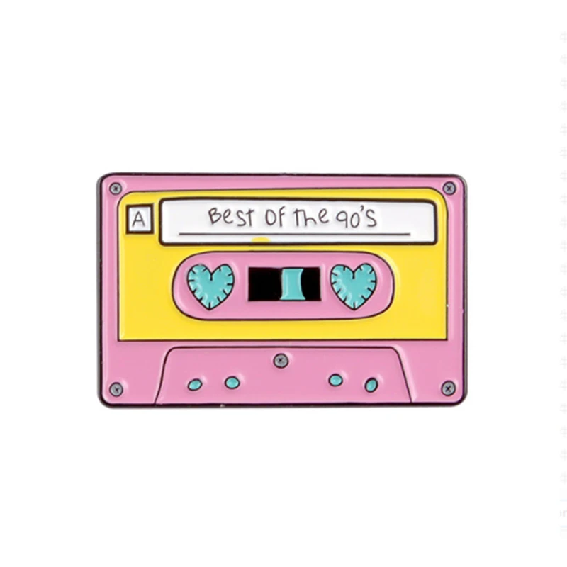 Style 2 GDHY музыка ленты брошь, эмалированный штифт GOOD VIBES, грустно песни, BEST OF THE 09'S броши для любителей музыки на булавке значок ювелирные изделия в форме оливковой ветки мира - Окраска металла: Style 2