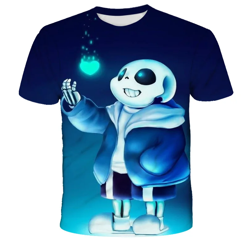 

Undertale 3D Print T Shirt Men Women Children Fashion Summer Short Sleeve Tshirts Casual Streetwear Tee Boy Girl Kids Tops