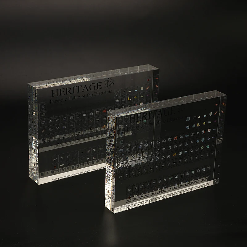 

Acrylic Elements Periodic Table Display Kids Teaching School Day Birthday Gifts Chemical Element Display Card Home Decor