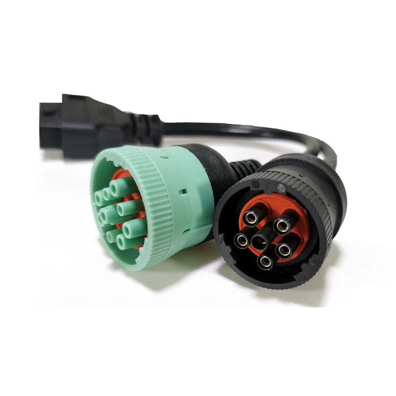 1 шт. 6 контактов J1708 или 9 от J1939 до 16 OBD2 OBDII адаптер кабель для тяжелых грузовиков |