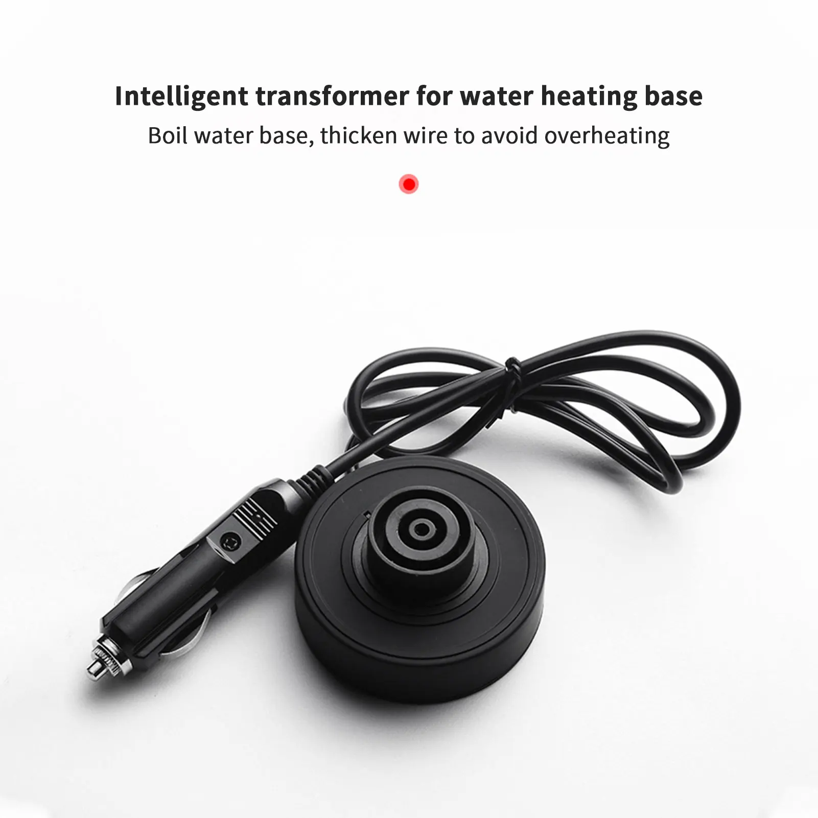 

350ml 12V/24V Car Heating Cup Stainless Steel Auto Water Heater Kettle Travel Coffee Tea Heated Mug Motor Cigarette Lighter Plug