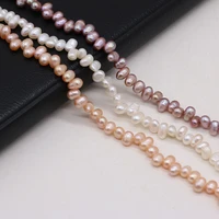 natural freshwater real pearl beads irregular there seven hole pearls for jewelry making diy charm bracelet necklace accessories