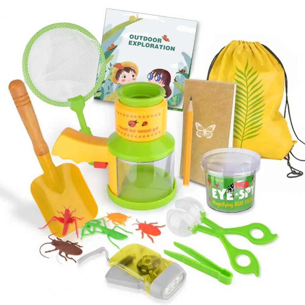 

Kids Camping Toy Imaginative Smooth Plastic Kids Outdoor Explorer Kit Kids Educational Learning Toy