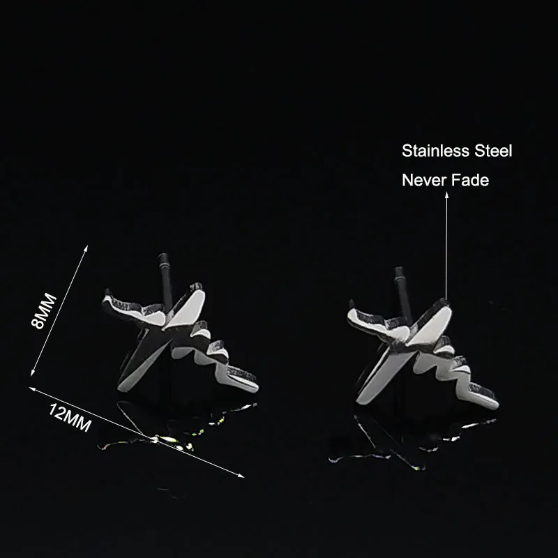 

6 pairs Electrocardiogram Stainless Steel Earrings Set Women Silver Color Earrings Jewelry pacero inoxidable joyeria E612782S05