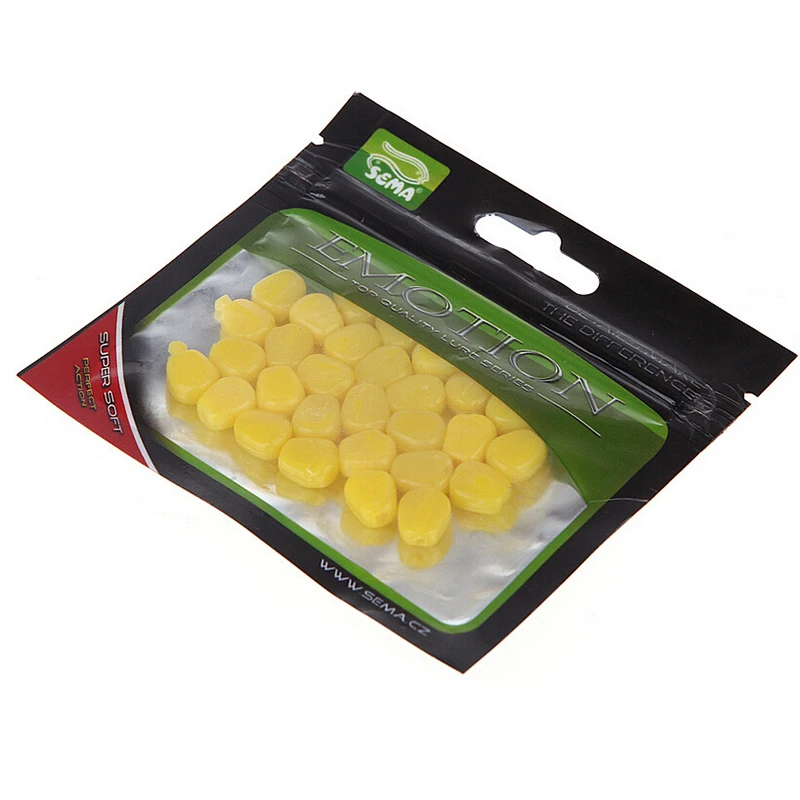 

Soft Corn Fish Baits Simulation Corn Niblet Kernels Fishing Lures Tackles with Corn Smell 1BAG = Approx 30Pcs