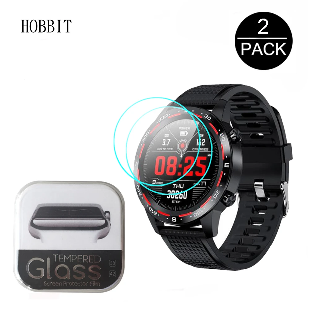 2 шт. закаленное стекло 2.5D для смарт часов Microwear L7 L9 L11 L12 L13 L15 L16 L19|Защита экрана| |