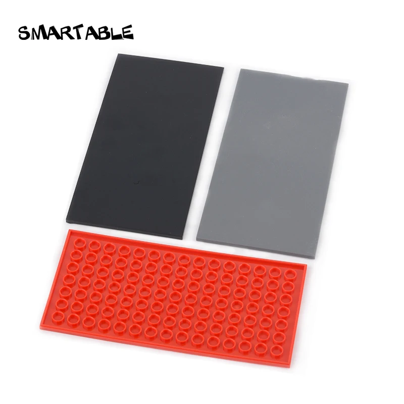 Smartable кафельная глазурь 8X16 MOC строительные блоки детали Обучающие креативные игрушки набор совместимый с основными брендами 90498 4 шт./лот подарок