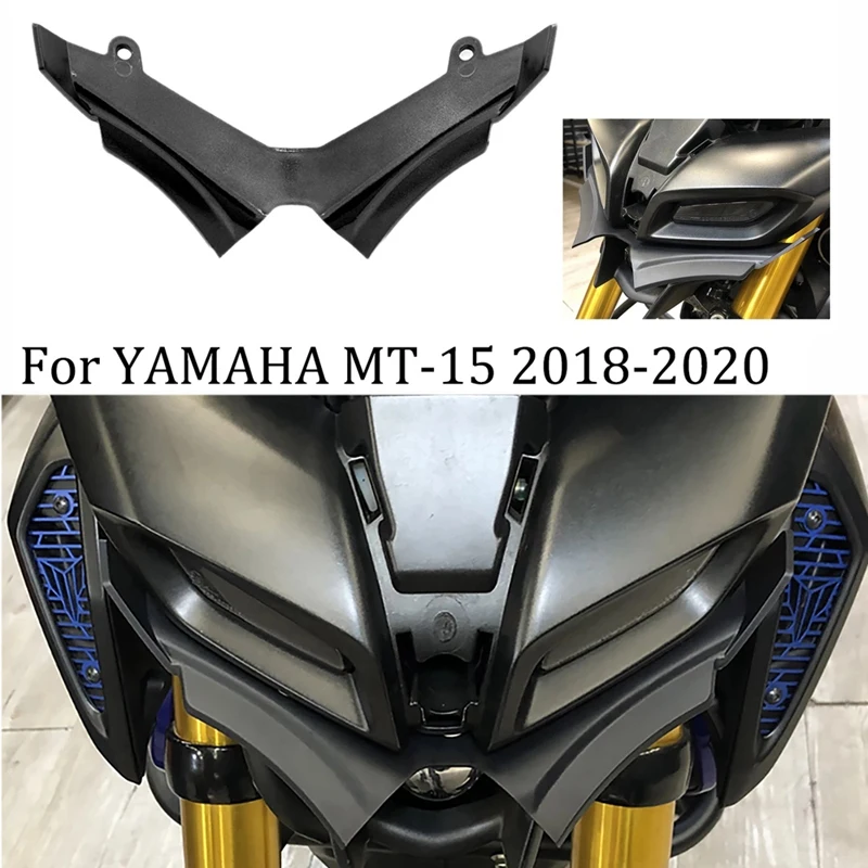 

for Yamaha MT15 MT-15 2018-2021 Wings Front Pneumatic Fairing Wing Tip Protective Cover Black