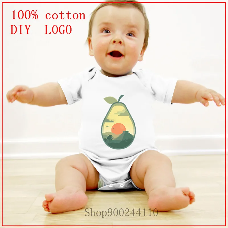 

Комбинезон для мальчиков и девочек, летний, в форме авокадо