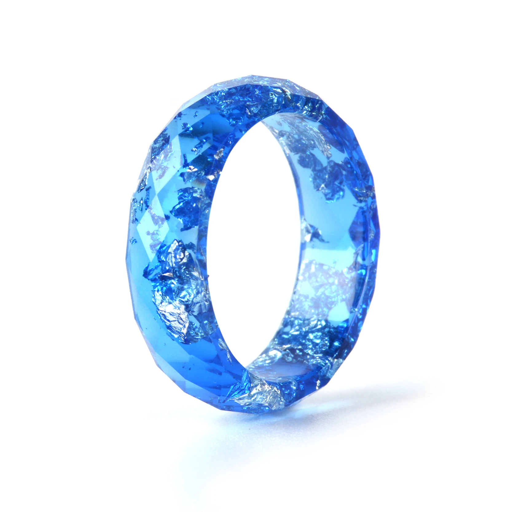 2020 кольцо из эпоксидной смолы для женщин однотонное круглое на палец Женские