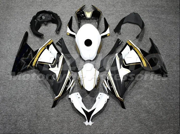 

New ABS Motorcycle whole Fairings Kit Fit for kawasaki Ninja300 EX300 13 14 15 16 17 18 19 Bodywork set + Tank cover black white