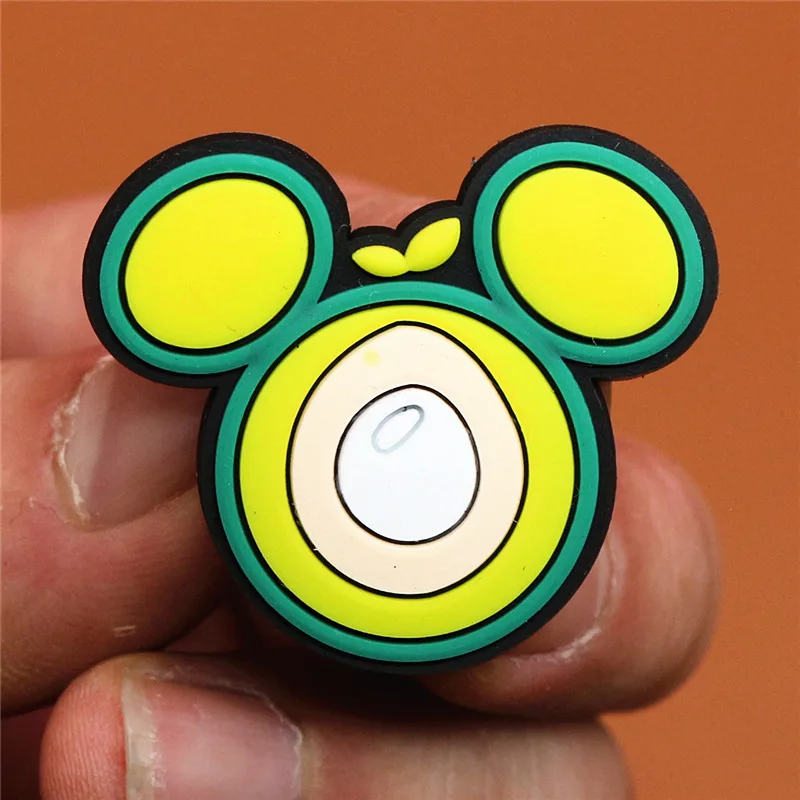 1pcs Cartoon Style Alarm Clock Model PVC Shoe Charms Cute Food Shoe Buckle Decoration Jibz fit Croc Bracelet Kids X-mas Gifts