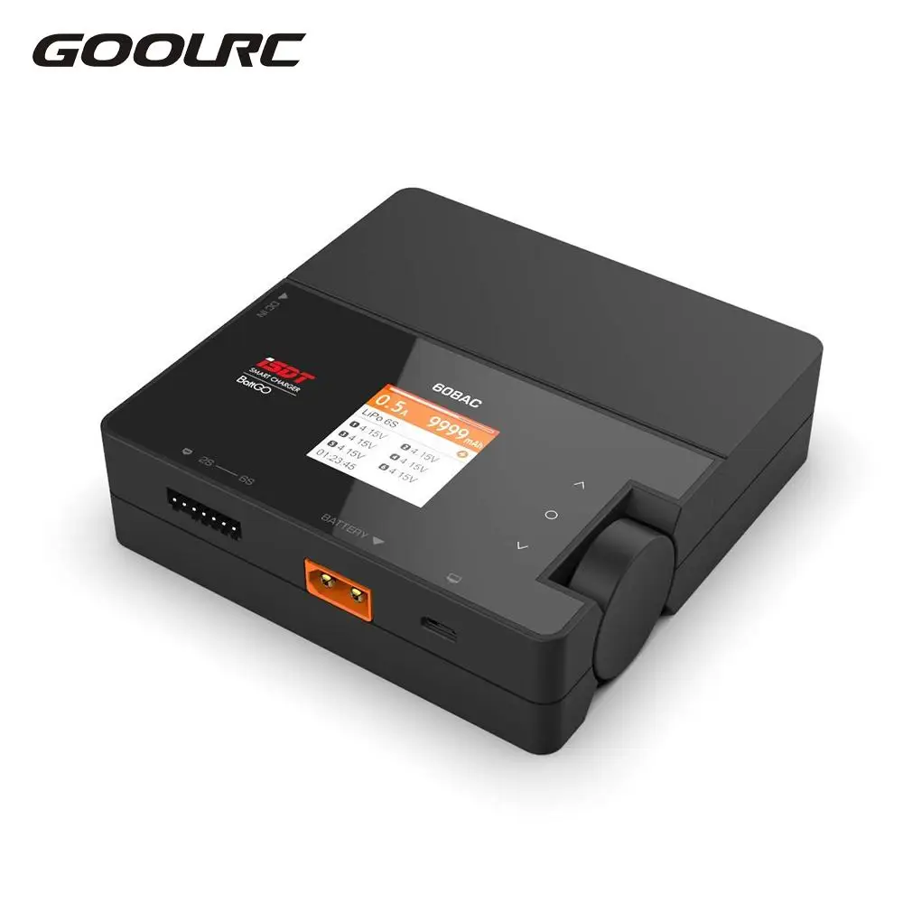 Зарядное устройство GOOLRC 608AC AC 50 Вт/DC 200 Вт 8A Smart Balance для LiPo LiHv (1 6S) Pb 12S) NiMH 16S)|Детали и