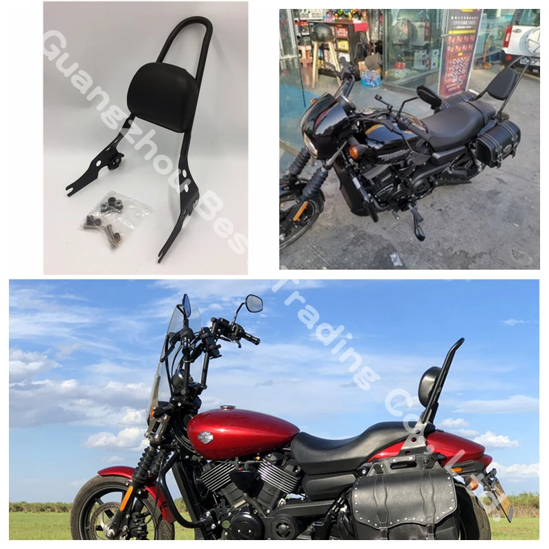 

Для Harley Davidson STREET 750 500 задние спинки пассажирские ЗАДНИЕ подушки Quick release