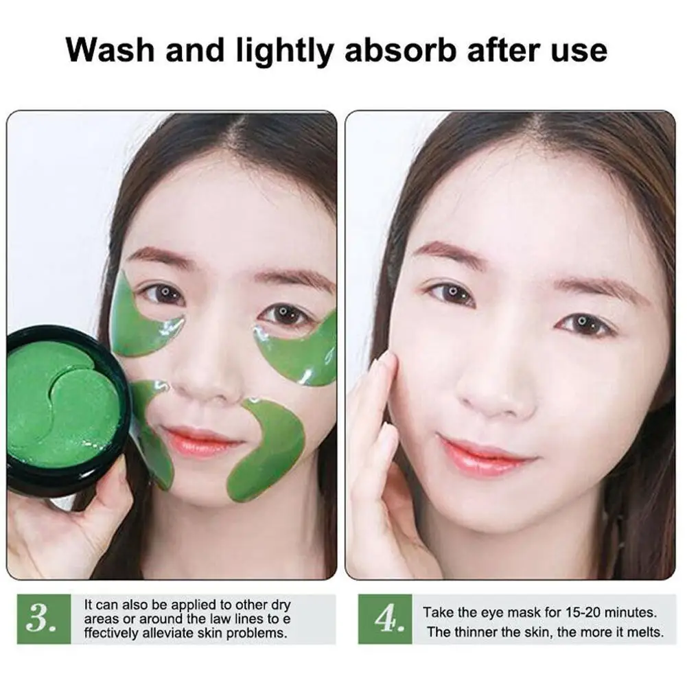 Горячая Распродажа коллагеновая кристальная маска для глаз гелевые патчи 60 шт.