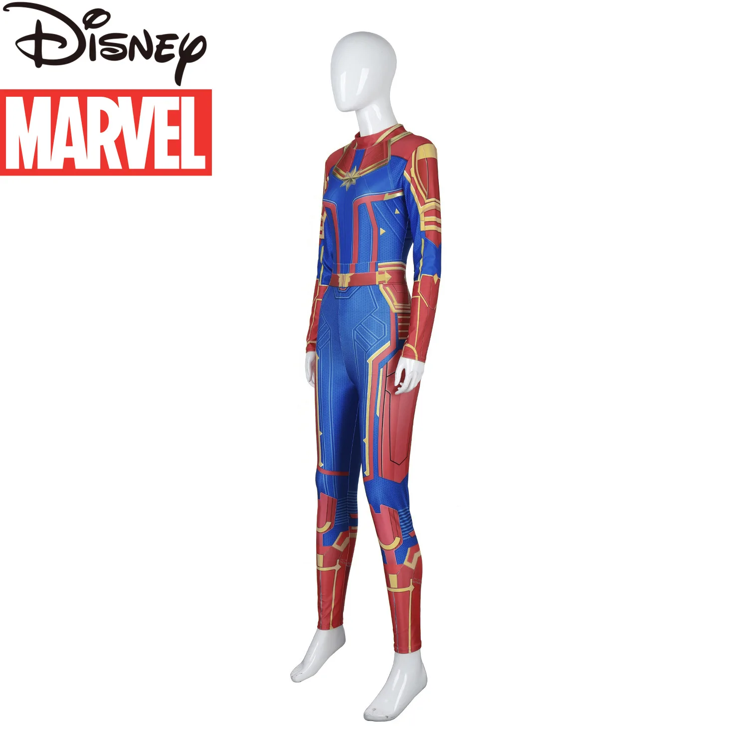 Комбинезон с героями Marvel Мстители 4 Капитан колготки для косплея аниме