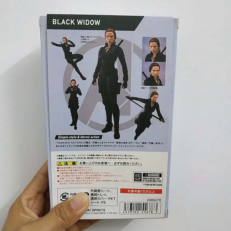 2 стиля 15 см SHF Фильм Мстители Бесконечность война черная вдов фигурка модель игрушки кукла для подарка