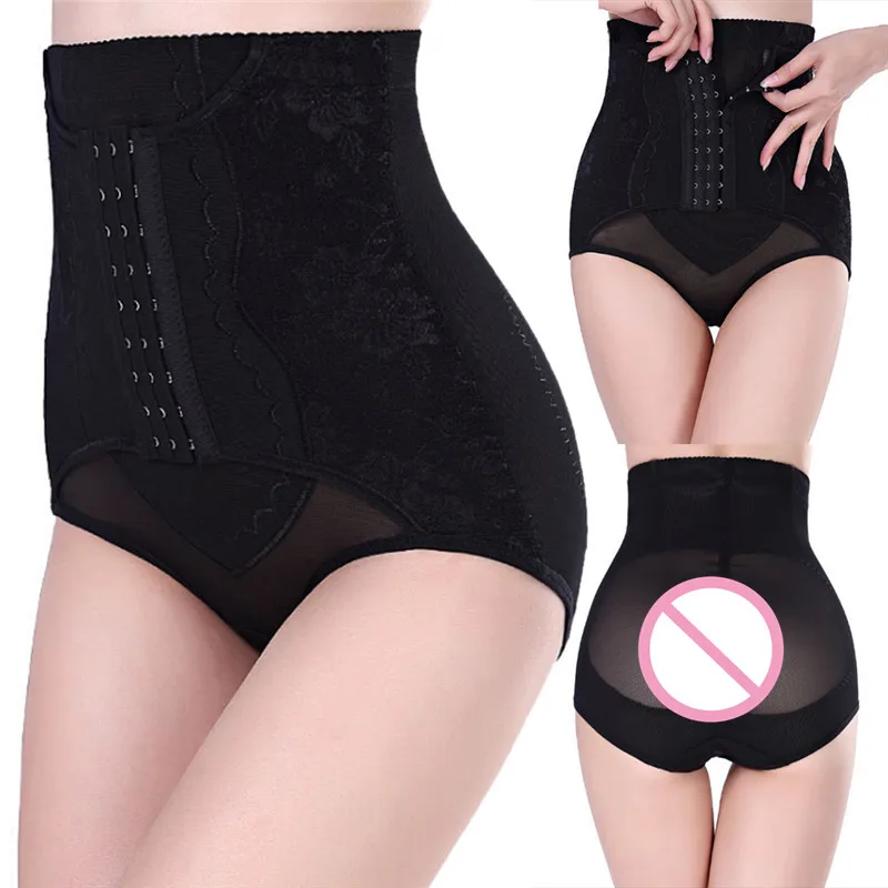 Высокая талия контроль тренера Короткие трусы трусики для Для женщин Вечерние