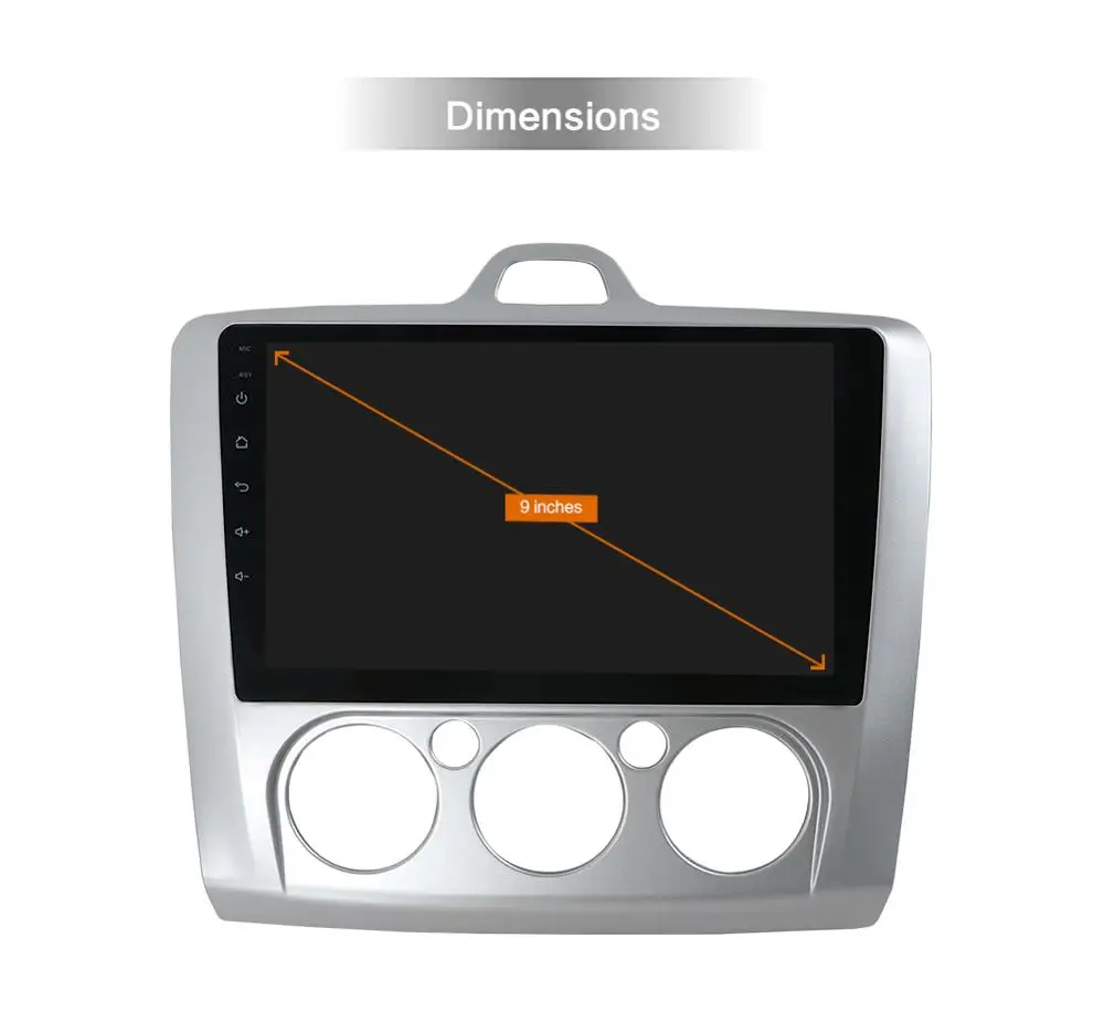 Bosion Android 10 0 автомобильный радиоплеер GPS навигатор для ford focus 2004 2010 2 3 Mk2/Mk3 головное