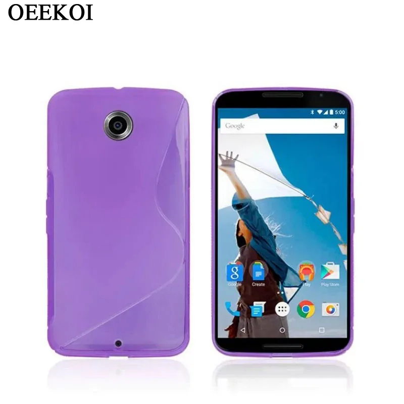 OEEKOI S Line Дизайн Мягкий ТПУ чехол для Moto G6 Plus/Nexus 6 | Мобильные телефоны и аксессуары