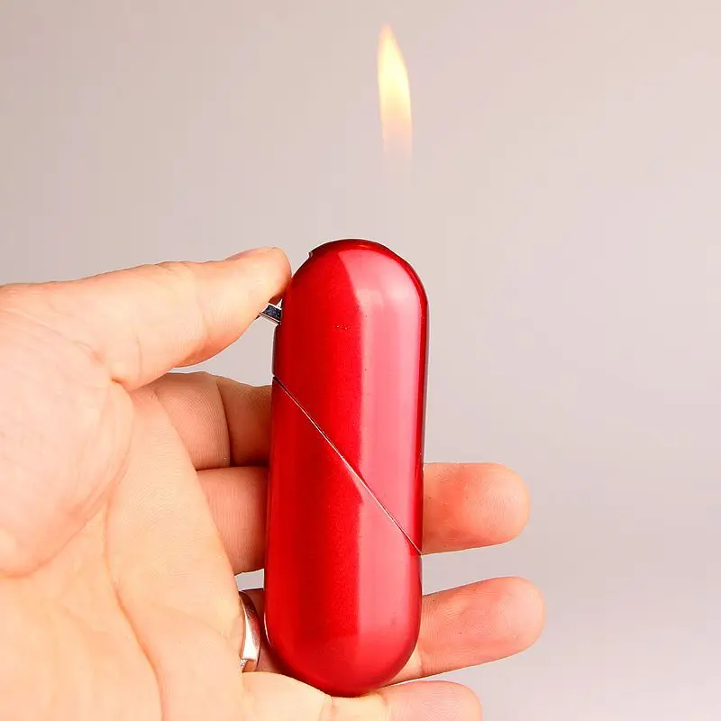 Газовая зажигалка Fold Heart Бутановая Зажигалка металлический шлифовальный круг