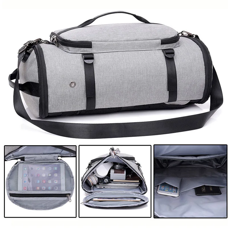 USB Anti-theft Gym backpack Bags Fitness Running Gymtas Bag for Men Training Sports Travel Sac De Sport Outdoor Sport Bagpack